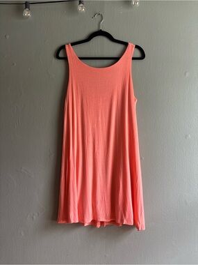 Nymphe Los Angeles Coral Swing Tank Dress Size: M